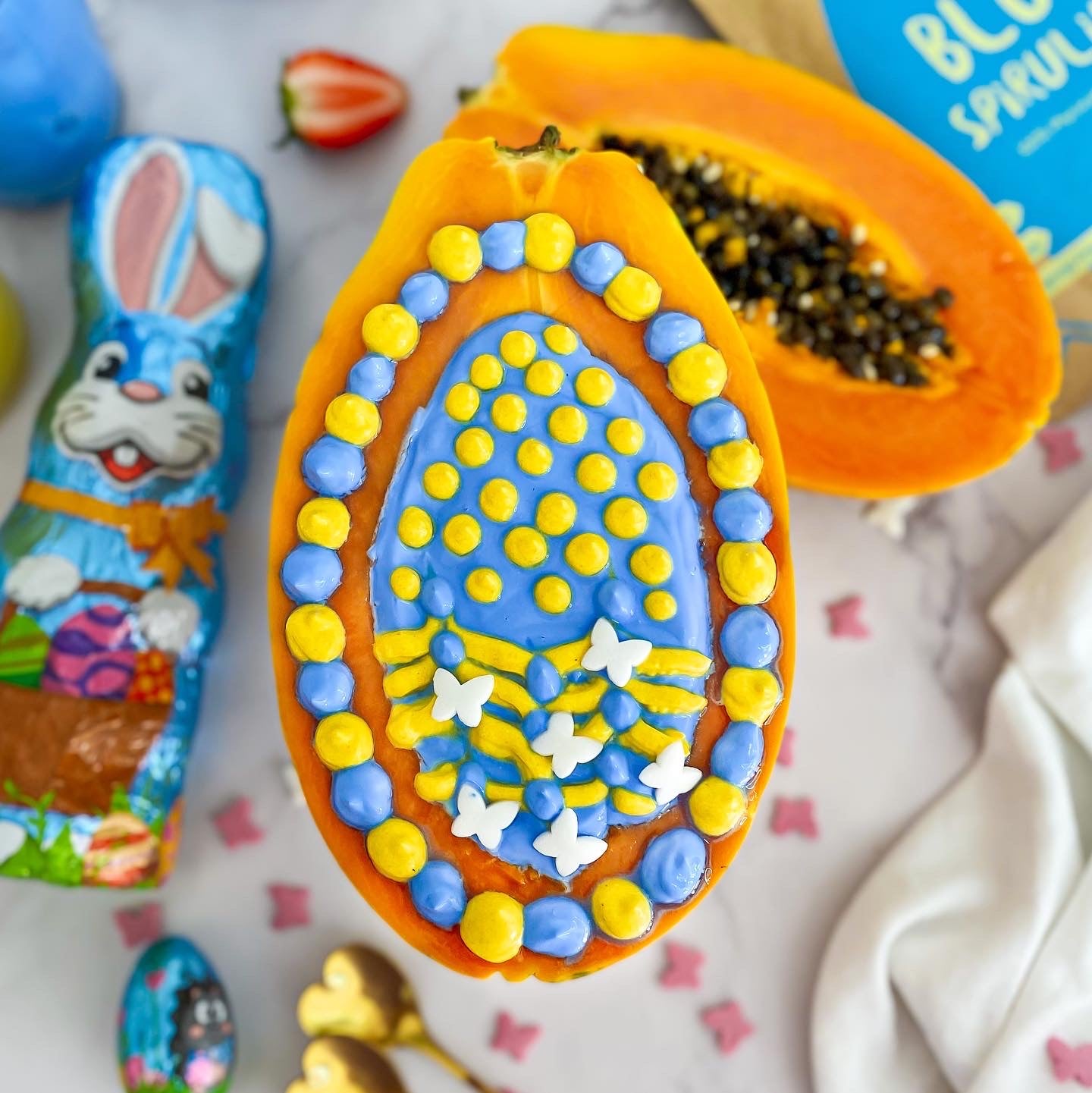 EASTER EGG PAPAYA BOAT