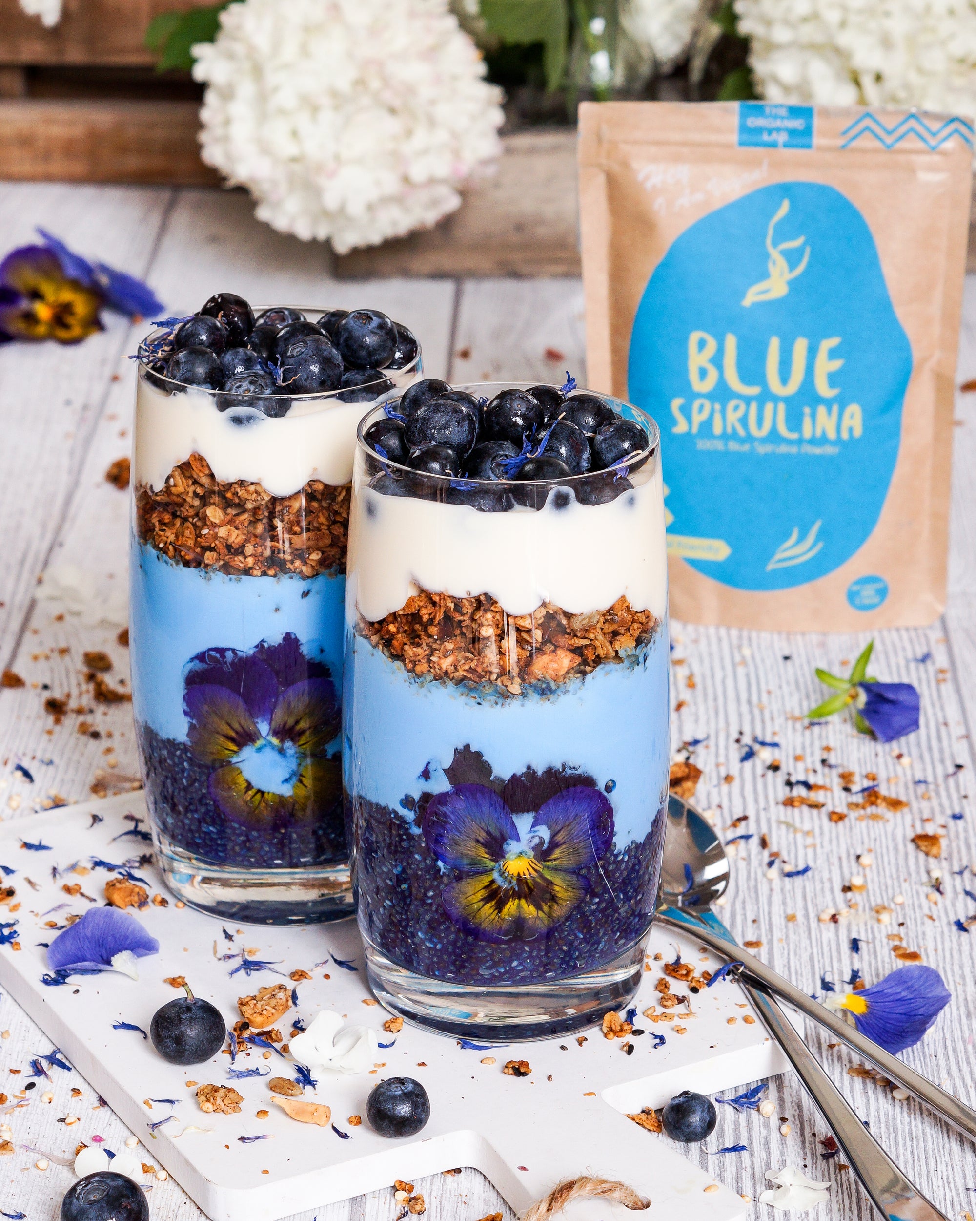 Blue Spirulina Parfait