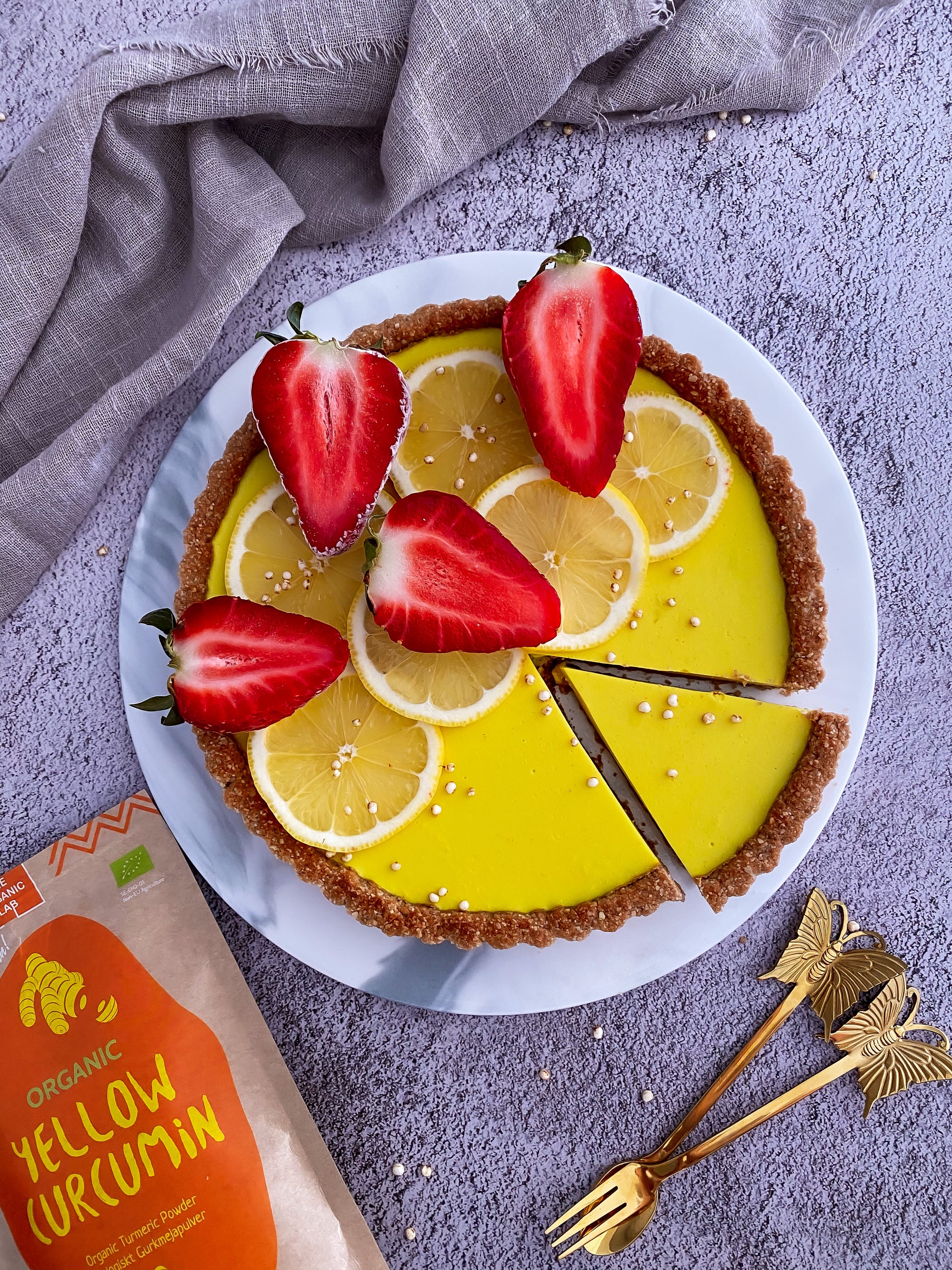 Lemon Curcumin Tart