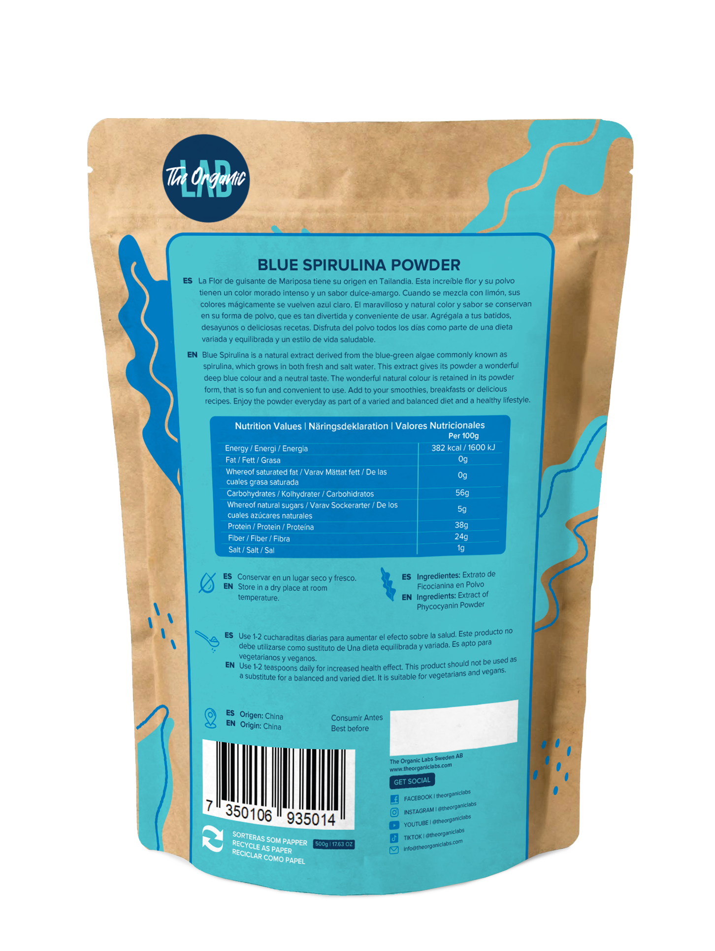 Bulk Blue Spirulina Powder