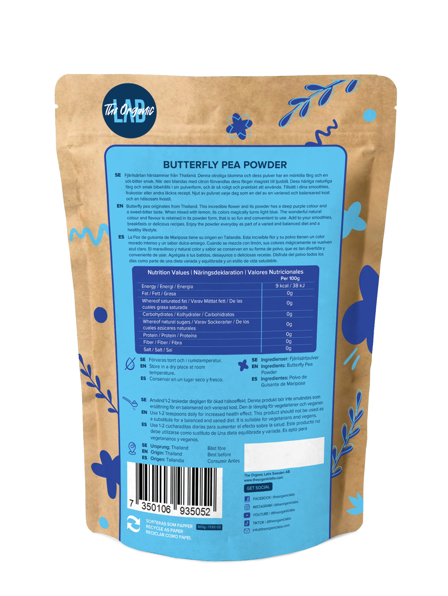 Butterfly Pea Powder 500g