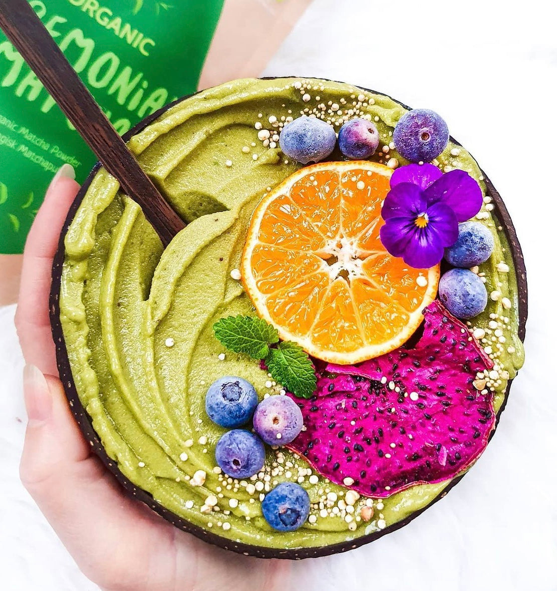 organic matcha, organic matcha powder, matcha powder , matcha smoothie bowl, matcha nicecream