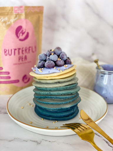 butterfly pea , butterfly pea powder , butterfly pea pulver , butterfly pea bulk , butterfly pea wholesale, ombre pancake , ombre pancake stack , ombre pancake recipe