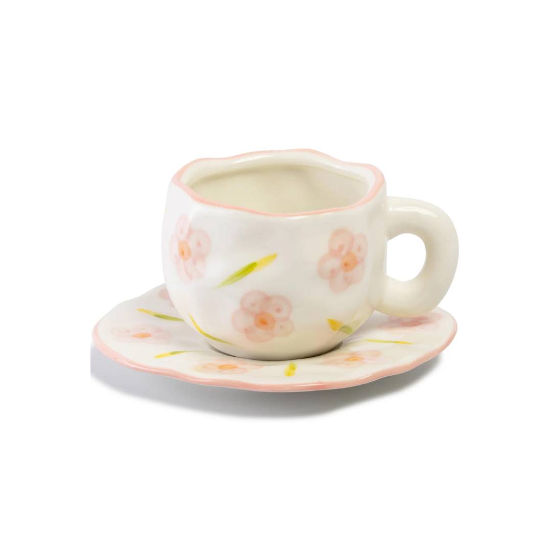 Blossom Garden Ceramic Cup & Saucer